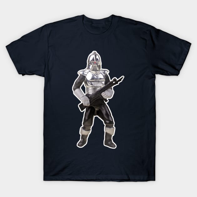 Vintage Chrome Centurion, White Border T-Shirt by ToysOnAShirt